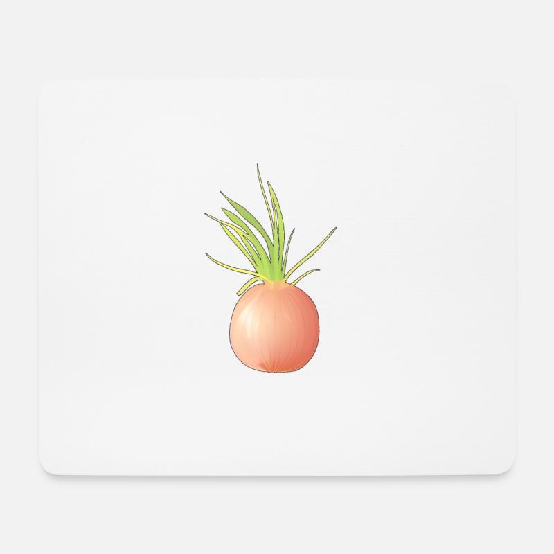 Deine Lieblings Zwiebel - Mousepad (Querformat) - Weiß