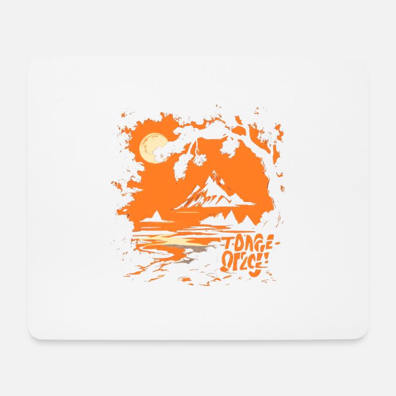 The Island - Mousepad (Querformat) - Weiß