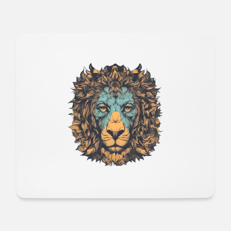 Dein Löwen Liebling - Mousepad (Querformat) - Weiß
