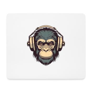 Funky Bloody Monkey - Mousepad (Querformat) - Weiß - Vorne