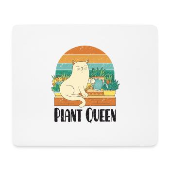 Reine des plantes - Tapis de souris (format paysage) - blanc - Devant