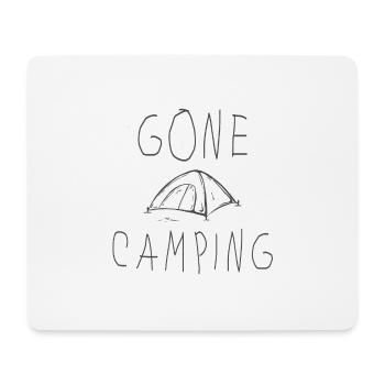 CAMPING DISPARU - Tapis de souris (format paysage) - blanc - Devant