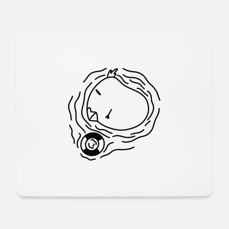 Anti-Zoo Five - Mousepad (Querformat) - Weiß