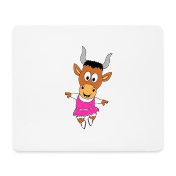 TANZEN - TÄNZERIN - BALLETT - BALLERINA - STIER - Mousepad (Querformat) - Weiß - Vorne