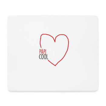 papi cool - Tapis de souris (format paysage) - blanc - Devant