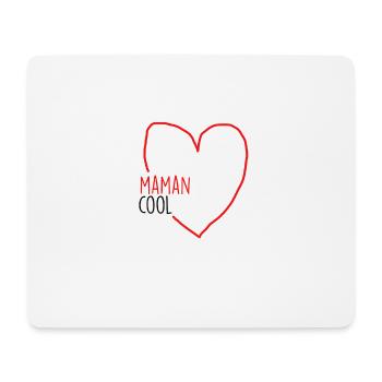 maman cool - Tapis de souris (format paysage) - blanc - Devant