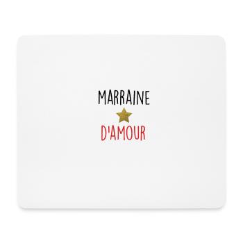 marraine - Tapis de souris (format paysage) - blanc - Devant