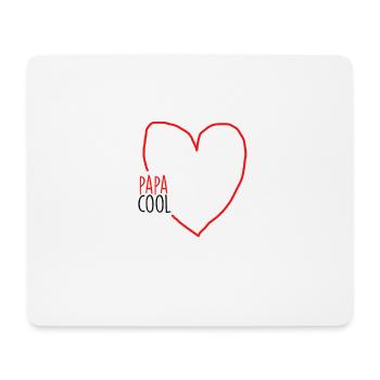 papa cool - Tapis de souris (format paysage) - blanc - Devant