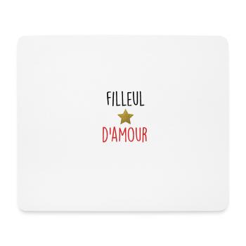 filleul - Tapis de souris (format paysage) - blanc - Devant