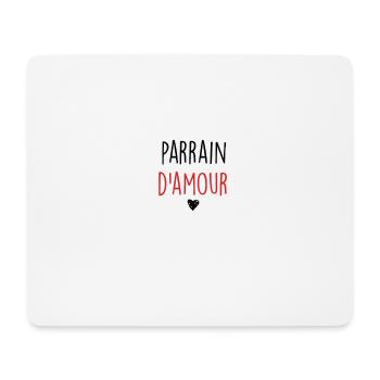 parrain2 - Tapis de souris (format paysage) - blanc - Devant