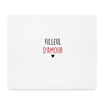 filleul d amour - Tapis de souris (format paysage) - blanc - Devant
