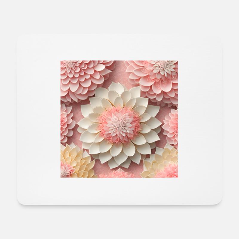 Amazing Flowers - Mouse Pad (horizontal) - white