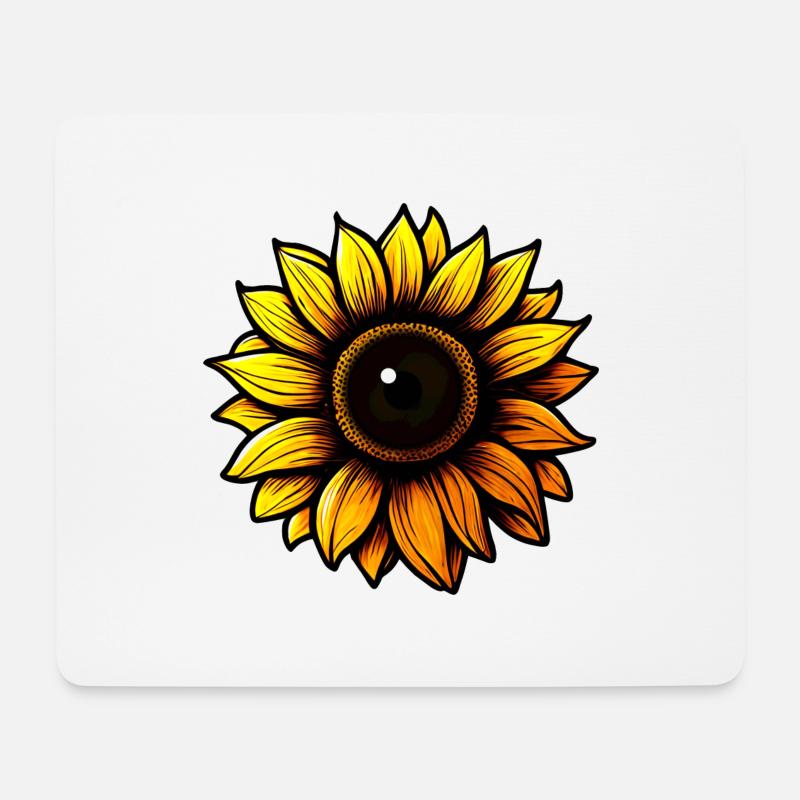 Sunflower - Mouse Pad (horizontal) - white