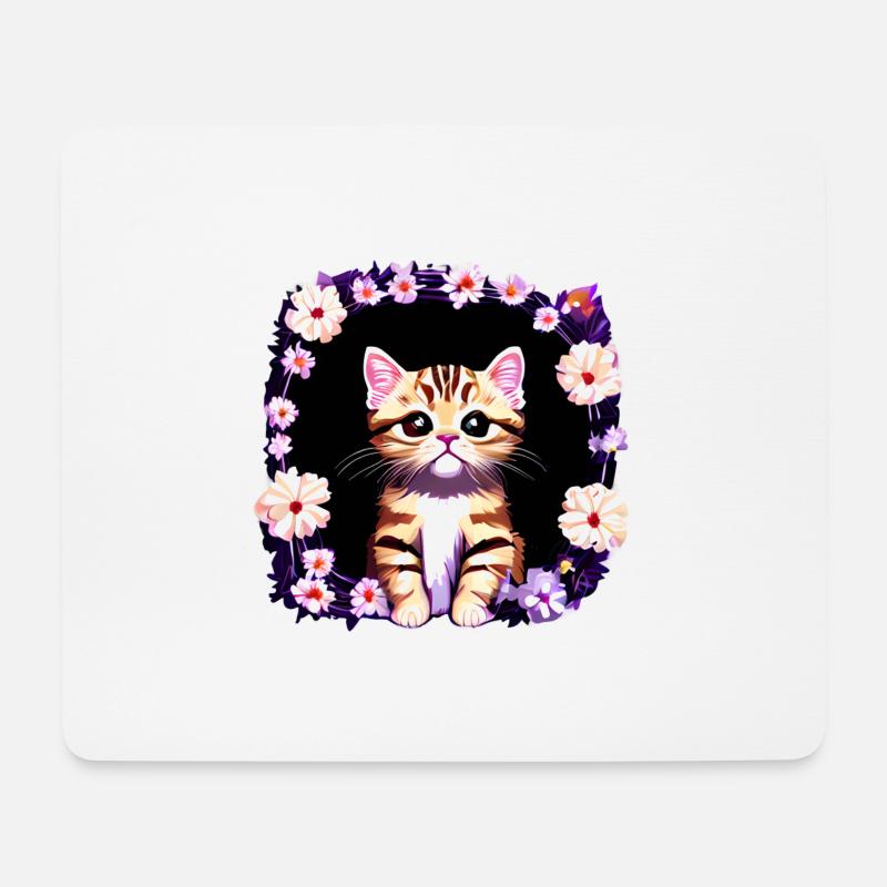 Katze Bengal Katzenliebhaber Haustierbesitzer - Mousepad (Querformat) - Weiß