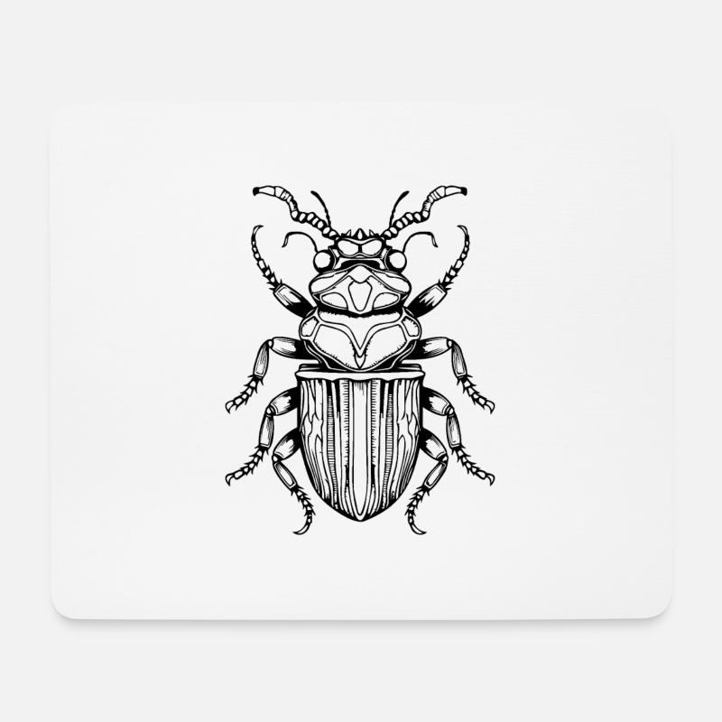 Insekten Krabbeltiere Arthropoden - Mousepad (Querformat) - Weiß