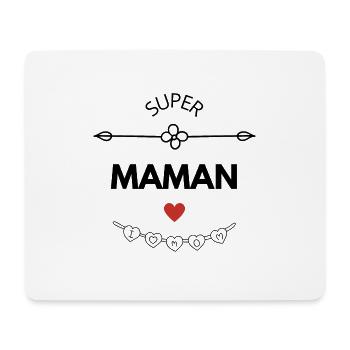 Je suis Une Super Maman | Fête Des Mères - Tapis de souris (format paysage) - blanc - Devant