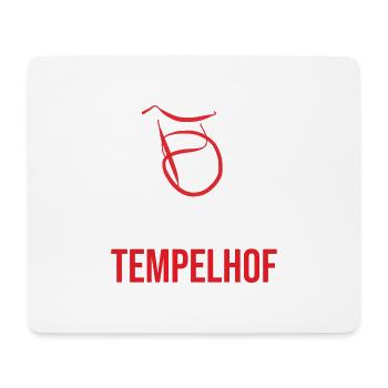 Berlin Tempelhof T-Shirt Tempelhof Hoodie - Mousepad (Querformat) - Weiß - Vorne