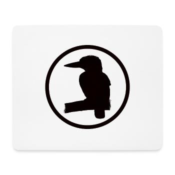 Kookaburra Australia Birdlife - Mousepad (Querformat) - Weiß - Vorne