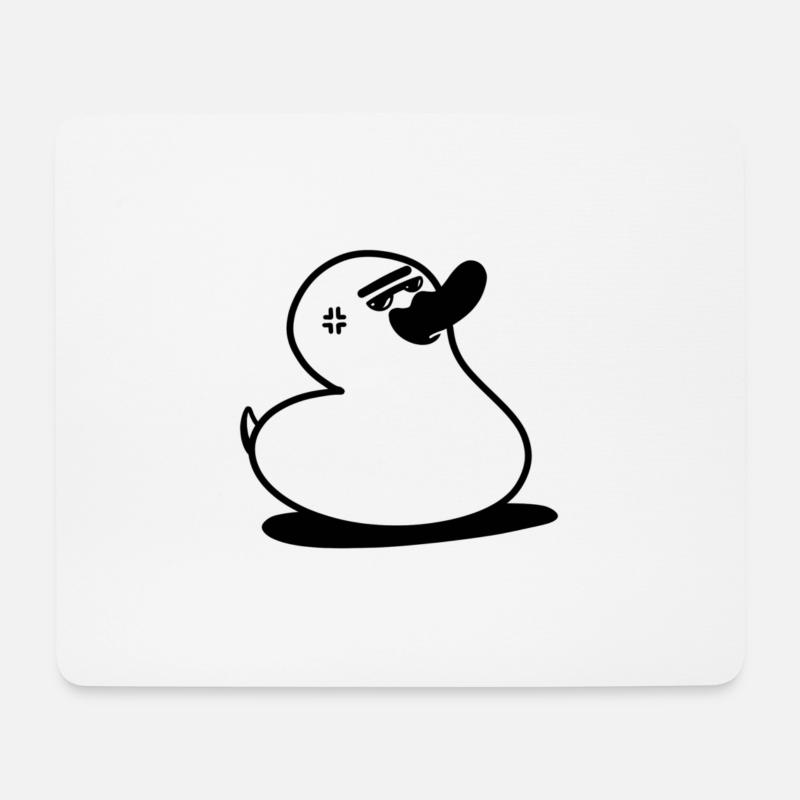 Rubber Duck You - Mousepad (Querformat) - Weiß