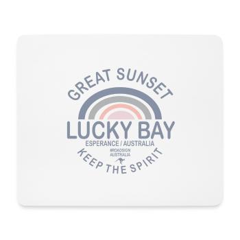 LUCKY BAY - Mouse Pad (horizontal) - white - Front