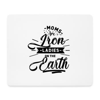 Les mamans sont des dames de fer sur la Terre - Tapis de souris (format paysage) - blanc - Devant