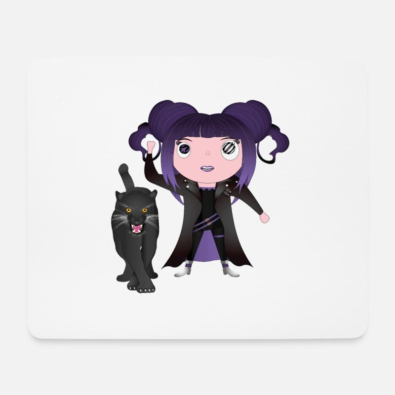 Lana - Mousepad (Querformat) - Weiß