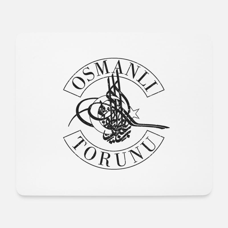 Türkiye - Mousepad (Querformat) - Weiß