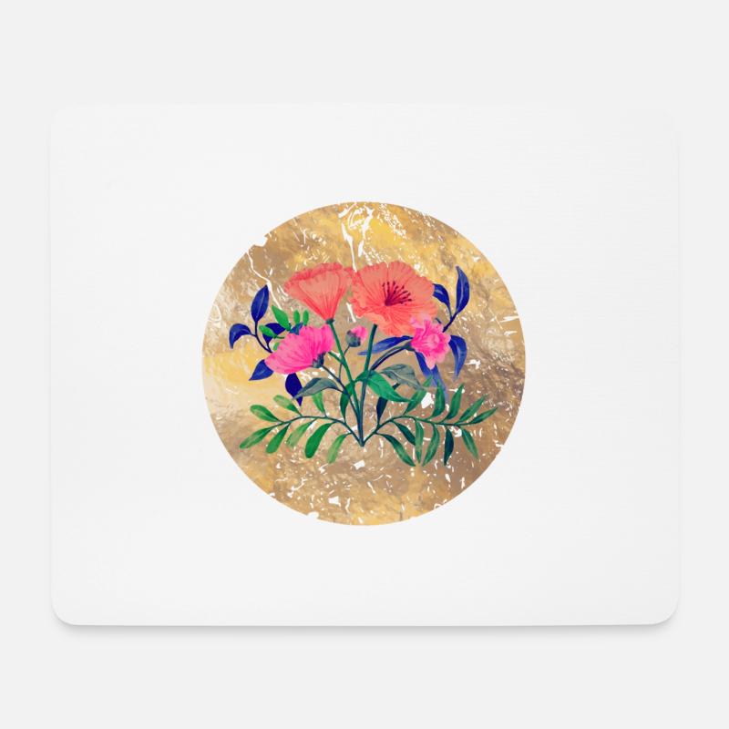 Blühende Hoffnung - Mousepad (Querformat) - Weiß