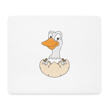 GANS - EI - GEBURT - BABY - TIER - KIND - TIERISCH - Mousepad (Querformat) - Weiß - Vorne
