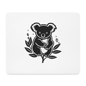Koala Ours - Tapis de souris (format paysage) - blanc - Devant