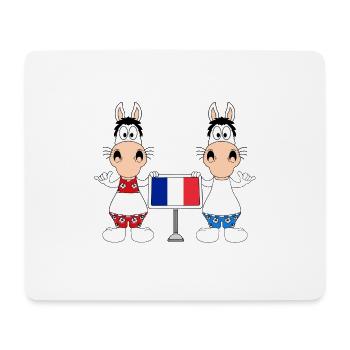 FRANKREICH - CAMARGUE - PFERDE - FRANCE - URLAUB - Mousepad (Querformat) - Weiß - Vorne