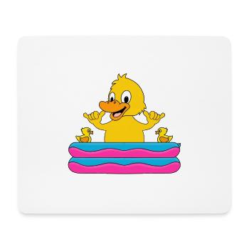 POOL - PLANSCHBECKEN - KÜKEN - ENTE - SHAKA - Mousepad (Querformat) - Weiß - Vorne
