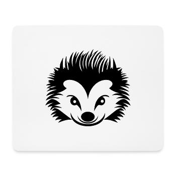 Igel Wald Stachelig Tier - Mousepad (Querformat) - Weiß - Vorne