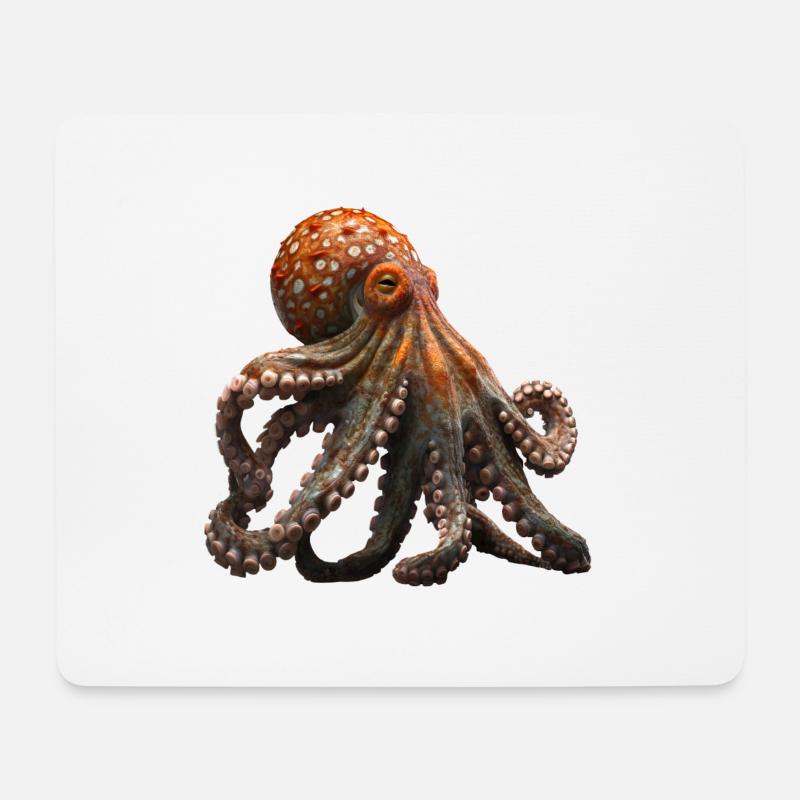 The octopus is a fascinating sea creature - Mouse Pad (horizontal) - white