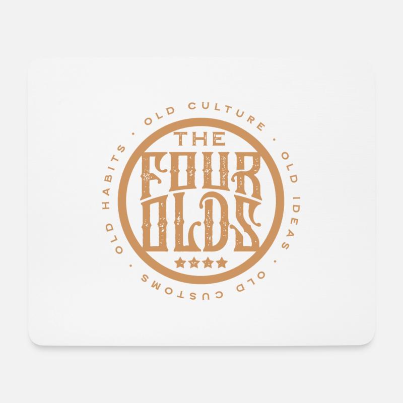 Four Olds - Vier Alten - Mousepad (Querformat) - Weiß