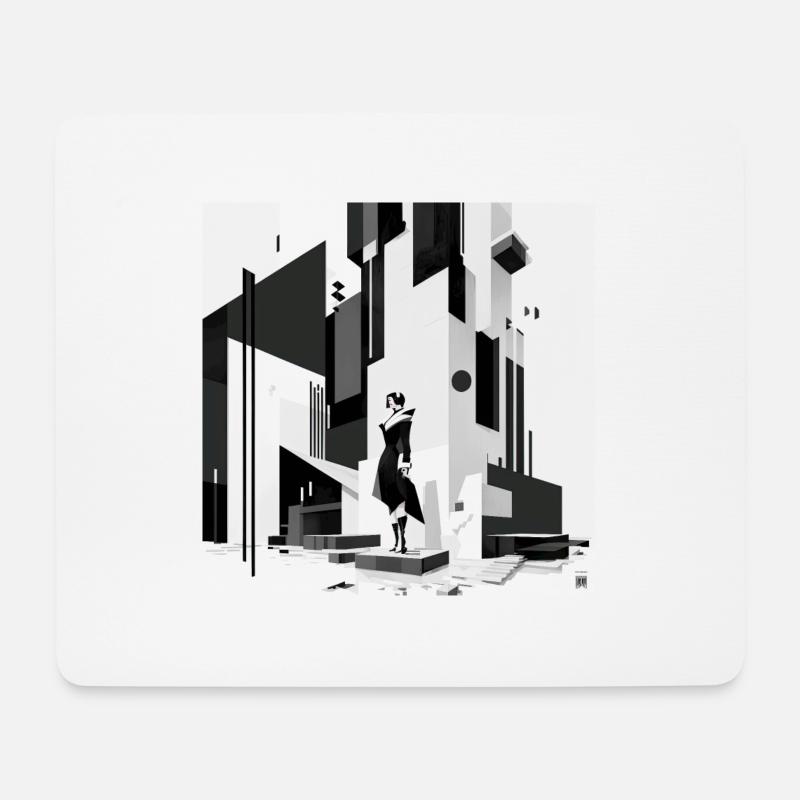 The Bauhaus Legacy - Mousepad (Querformat) - Weiß