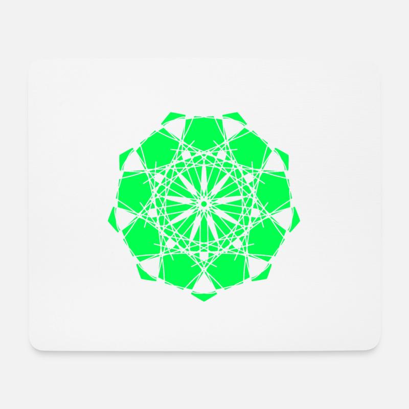 Muster - Mousepad (Querformat) - Weiß