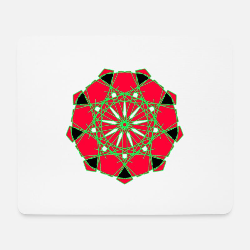 Muster - Mousepad (Querformat) - Weiß