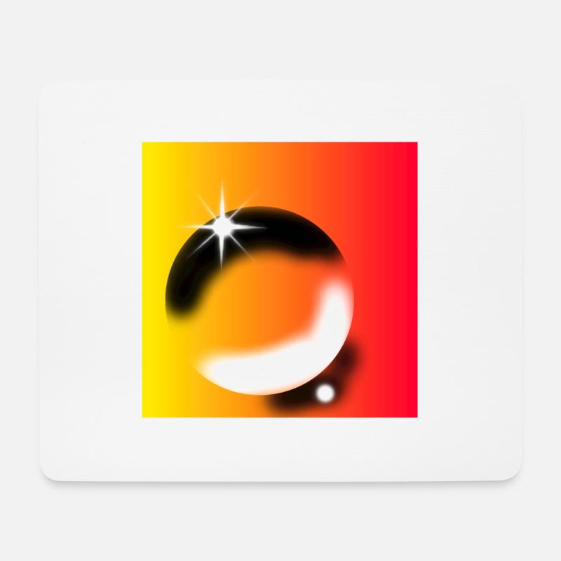 Muster - Mousepad (Querformat) - Weiß