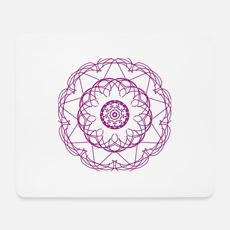 Muster - Mousepad (Querformat) - Weiß