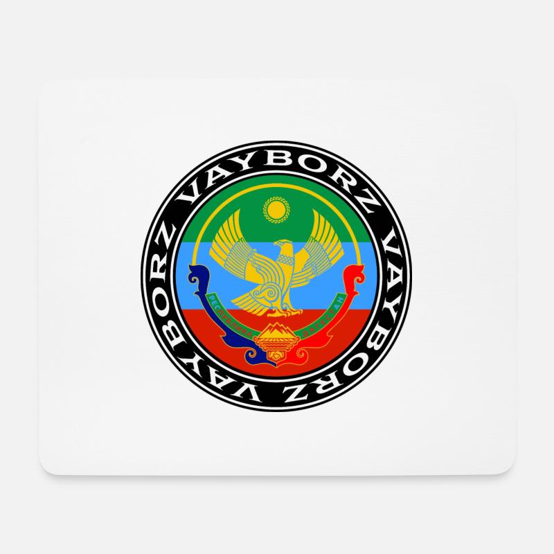 Dagestan Vayborz - Mouse Pad (horizontal) - white