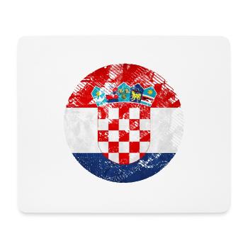 Kroatien hrvatska kroatien hrv reisen europa zagreb - Mousepad (Querformat) - Weiß - Vorne