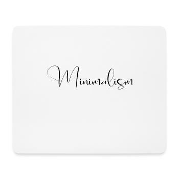 Minimalism - Mouse Pad (horizontal) - white - Front