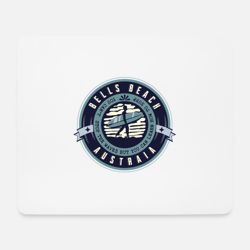 Bells Beach Australien Surfen Zitat - Mousepad (Querformat) - Weiß