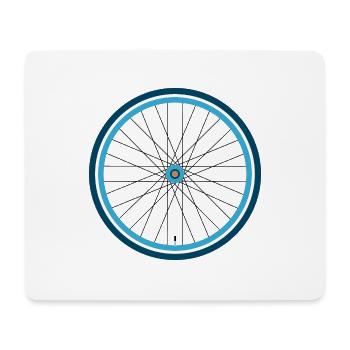 Fahrrad - Mousepad (Querformat) - Weiß - Vorne