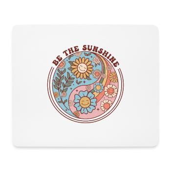 be the sunshine - Mousepad (Querformat) - Weiß - Vorne
