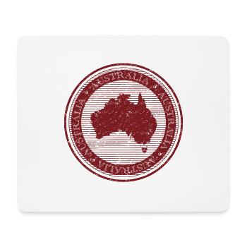 Australia - Mouse Pad (horizontal) - white - Front