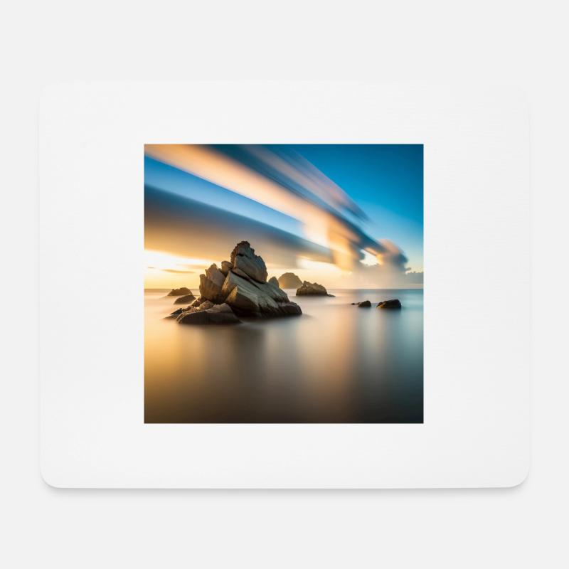 Sea of Dreams - Mousepad (Querformat) - Weiß