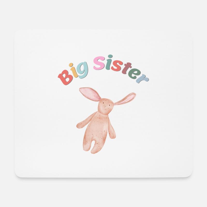 Big Sister - Mousepad (Querformat) - Weiß