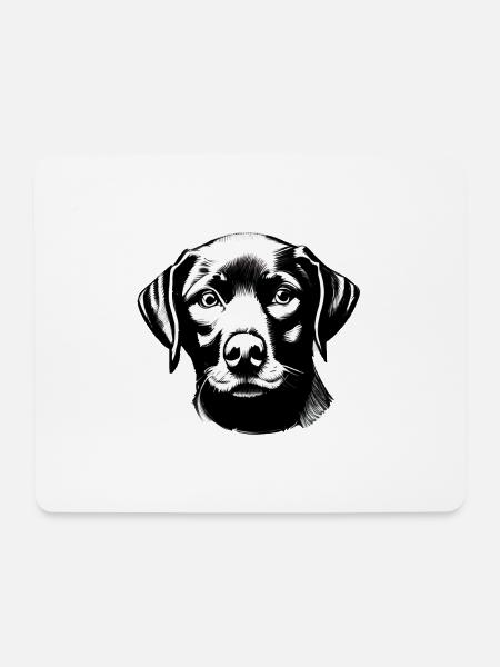 Labradorbesitzer Labrador Retriever Hundewelpe - Mousepad (Querformat) - Weiß